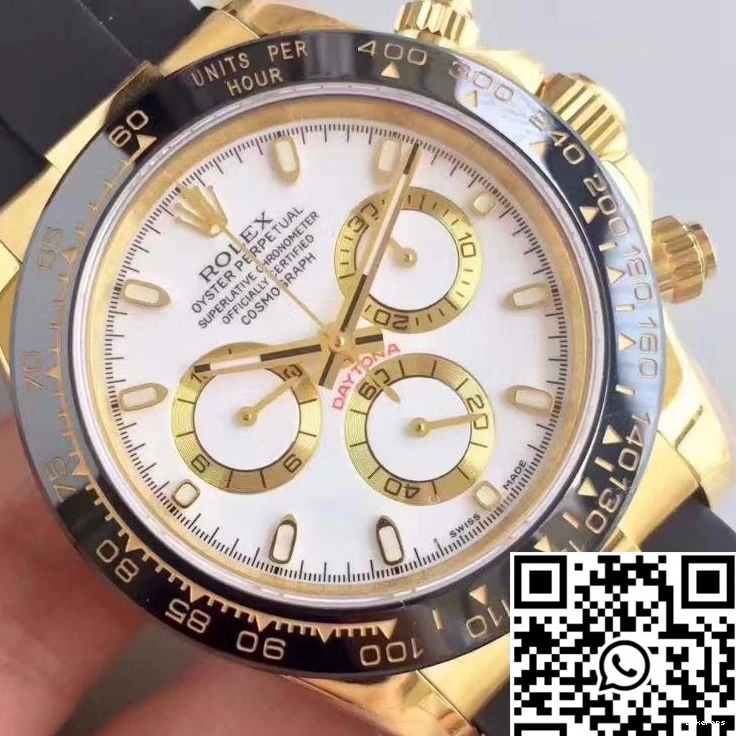 AR Cosmograph Rolex 116518LN Dial Factory White Daytona 0208